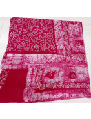 PL COTTON SAREES WITH SOLID WAX CRACK DESIGNS