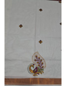 PL KERALA EMBROIDERY SAREE