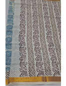 PL Saree Kerala Hand Block Printing