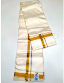 PURE SILK AND HF ZARI DHOTHY