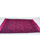 PL COTTON SAREES WITH SOLID WAX CRACK DESIGNS