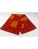 PL COTTON SAREES WITH SOLID WAX CRACK DESIGNS