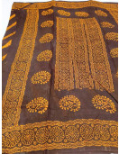 PL COTTON SAREES WITH SOLID WAX CRACK DESIGNS