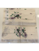 PL KERALA EMBROIDERY SAREE