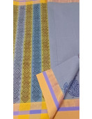 PL Salem Sarees Hand Block Printed Saree