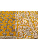 KALAMKARI PRINTED COTTON SAREE