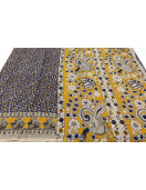 KALAMKARI PRINTED COTTON SAREE