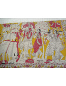 KALAMKARI PRINTED COTTON SAREE