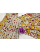 KALAMKARI PRINTED COTTON SAREE