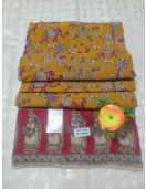 KALAMKARI PRINTED COTTON SAREE