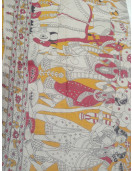 KALAMKARI PRINTED COTTON SAREE