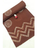 PL COTTON SAREES WITH WAX DOT PRINT DESIGNS