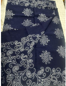PL COTTON SAREES WITH WAX DOT PRINT DESIGNS