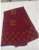 PL COTTON SAREES WITH WAX DOT PRINT DESIGNS