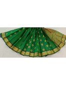 THIRUBHUVANAM HF ZARI SILK SAREE 550 MTS