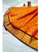 THIRUBHUVANAM HF ZARI SILK SAREE WITH BLOUSE