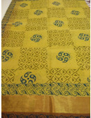 MANAMEDU BLOCK PRINTED SAREES WITH BLOUSE