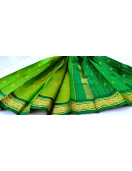 THIRUBHUVANAM HF ZARI SILK SAREE 550 MTS