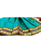 THIRUBHUVANAM HF ZARI SILK SAREE 550 MTS