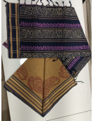 MANAMEDU BLOCK PRINTED SAREES WITH BLOUSE