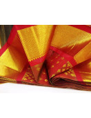 THIRUBHUVANAM HF ZARI SILK SAREE 550 MTS