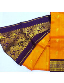 THIRUBHUVANAM HF ZARI SILK SAREE 550 MTS