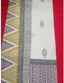 Pedalloom Block Printed Cotton Sarees