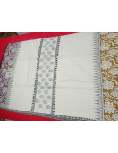 Pedalloom Block Printed Cotton Sarees