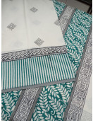 Pedalloom Block Printed Cotton Sarees