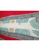 Pedalloom Block Printed Cotton Sarees