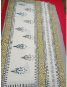 Pedalloom Block Printed Cotton Sarees