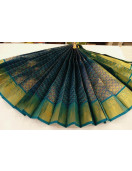 THIRUBHUVANAM HF ZARI SILK SAREE WITH BLOUSE