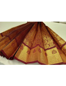 THIRUBHUVANAM HF ZARI SILK SAREE WITH BLOUSE