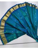 THIRUBHUVANAM HF ZARI SILK SAREE 550 MTS