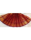 THIRUBHUVANAM HF ZARI SILK SAREE WITH BLOUSE