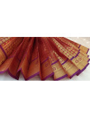 THIRUBHUVANAM HF ZARI SILK SAREE WITH BLOUSE