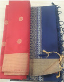 SOFT SILK SAREE WITH BLOUSE