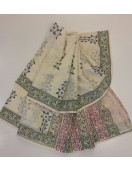 MANAMEDU BLOCK PRINTED SAREES WITH BLOUSE