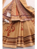 MANAMEDU BLOCK PRINTED SAREES WITH BLOUSE