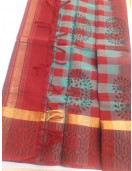 MANAMEDU BLOCK PRINTED SAREES WITH BLOUSE