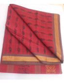 MANAMEDU BLOCK PRINTED SAREES WITH BLOUSE