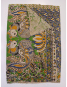 KALAMKARI PRINTED COTTON SAREE