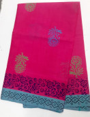 SALEM BLOCK PRINT COTTON SAREES