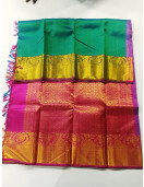 ARNI SILK HALF FINE ZARI SAREE WITH BLOUSE