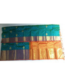 ARNI SILK HALF FINE ZARI SAREE WITH BLOUSE