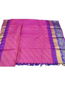 ARNI SILK HALF FINE ZARI SAREE WITH BLOUSE