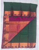 ARNI SILK HALF FINE ZARI SAREE WITH BLOUSE