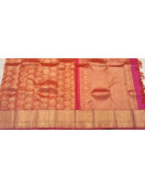 ARNI SILK HALF FINE ZARI SAREE WITH BLOUSE