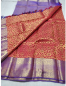ARNI SILK HALF FINE ZARI SAREE WITH BLOUSE