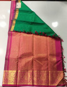 ARNI SILK HALF FINE ZARI SAREE WITH BLOUSE